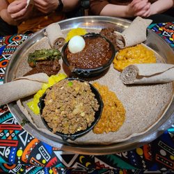Mesobena - That's the common plate for dinner.  Expect to get your hands messy.