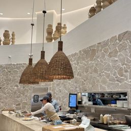 Indoor kitchen area