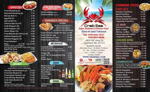 Menu photo 6 Crab Sea Durham, NC