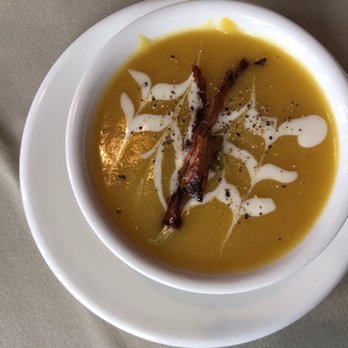 The Oyster Bar - Squash soup. - Seafood Near Me - Bow, Washington