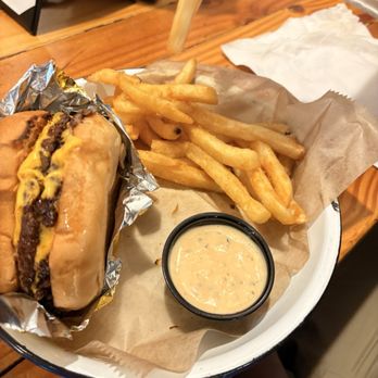District Burger - Oklahoma Onion Burger - Burgers Near Me - Broken Arrow, Oklahoma