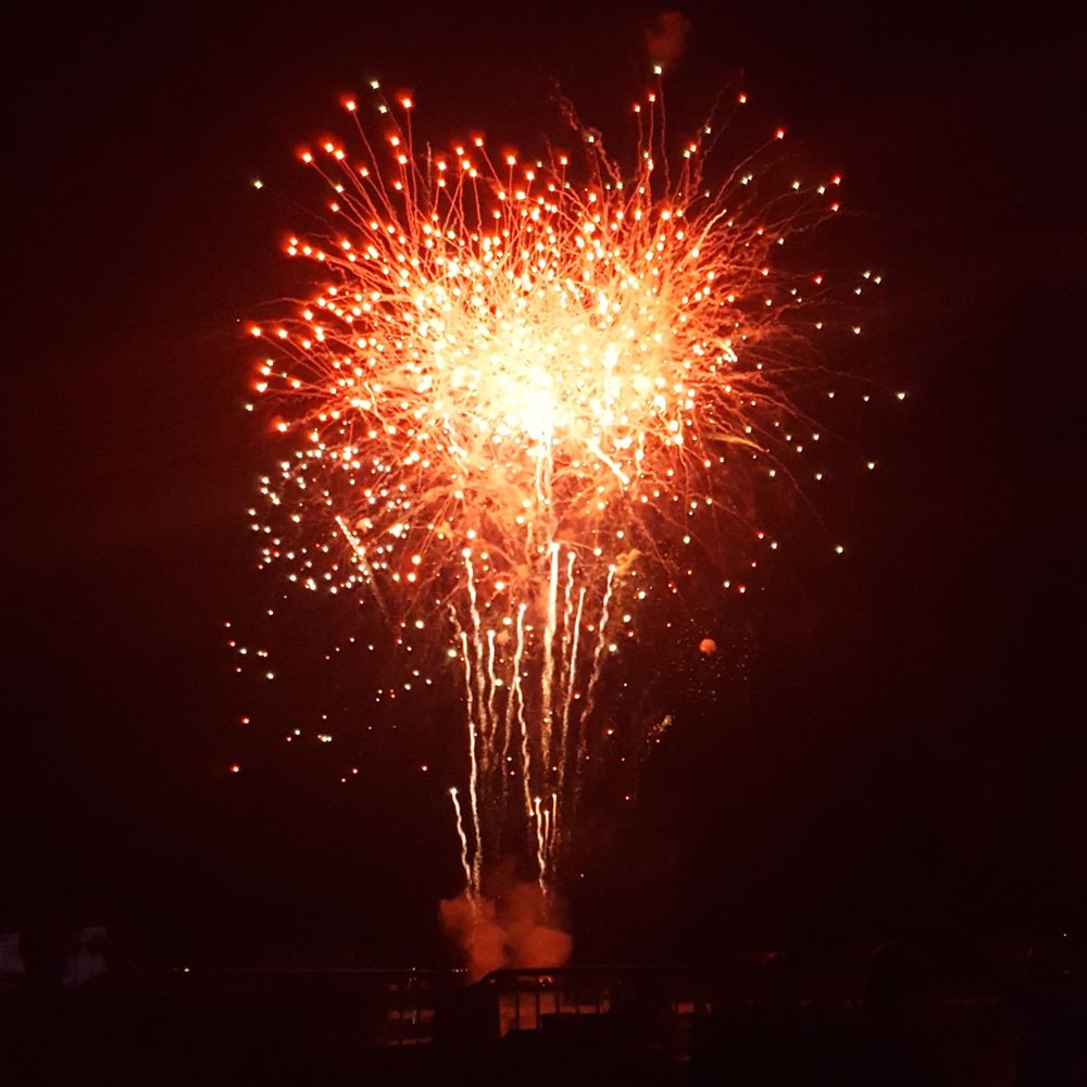 Fireworks the week after July 4th!