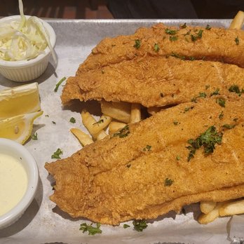 Jason's Crab House - Flounder fish platter with fries. I don't care for the tartar sauce and coleslaw slaw. - Seafood Near Me - Springfield, Virginia Jason's Crab House - Flounder fish platter with fries. I don't care for the tartar sauce and coleslaw slaw. - Seafood Near Me - Springfield, Virginia