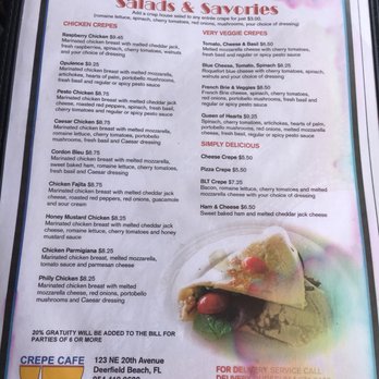 Crepe Cafe - Creperies Near Me - Deerfield Beach, Florida