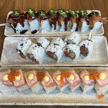 Sushi Exchange - Amber Roll, Spicy Tuna Roll, Ted's Truffle Roll - Sushi Bars Near Me - San Diego, California