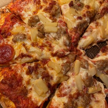 Marco's Pizza - All Meat Pizza no ham add pineapple - Pizza Near Me - Las Vegas, Nevada Marco's Pizza - All Meat Pizza no ham add pineapple - Pizza Near Me - Las Vegas, Nevada