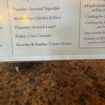 Pizzaioli - Soups of the day - Italian Near Me - Chino, California