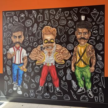 Gym Tacos - Cool mural inside - April 2026 - Tacos Near Me - Durham, North Carolina Gym Tacos - Cool mural inside - April 2026 - Tacos Near Me - Durham, North Carolina