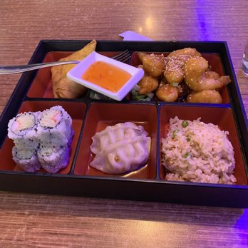 Bento Cafe - Sesame shrimp dinner box - Sushi Bars Near Me - Fishers, Indiana