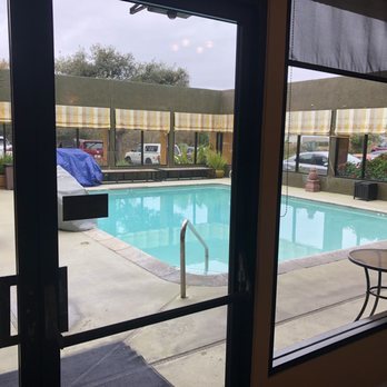 The Morgan - Pool area next to breakfast - Hotels Near Me - San Simeon, California