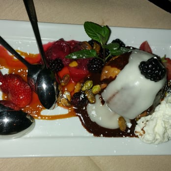 Meritage At Callaway - Chefs special dessert, delectable! From the berries to the cake and the white chocolate a perfect harmony of flavors. - New American Near Me - Temecula, California