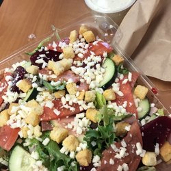 Brass Lamp Bistro - Yum! This salad was good!