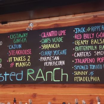 Twisted Ranch - Their ranch flavor listing from 3/26/19, over 30 to pick from!! Try em all (seriously, try them all) - Bars Near Me - St. Louis, Missouri Twisted Ranch - Their ranch flavor listing from 3/26/19, over 30 to pick from!! Try em all (seriously, try them all) - Bars Near Me - St. Louis, Missouri