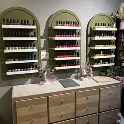 Red Bottle Nail Bar