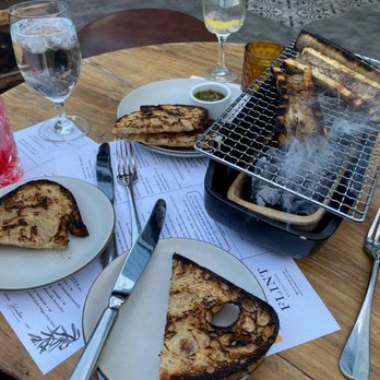 Upstairs At FLINT - Bone marrow with rustic toast and a relish - Delish! - Bars Near Me - Phoenix, Arizona