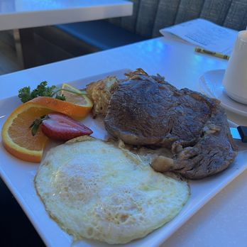 Chambers Bar & Bistro - Steak Rib Eye and Eggs - American Near Me - Anaheim, California