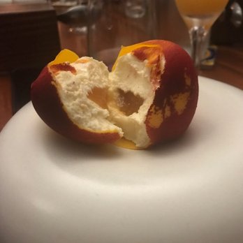 Mixtli - Peach filled with cream and Fredericksburg peach jelly - Mexican Near Me - San Antonio, Texas