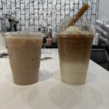 Semicolon Cafe - Iced Chai Latte & Iced Tiramisu Latte - Desserts Near Me - New Brunswick, New Jersey