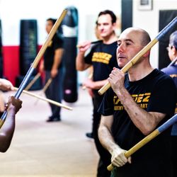 Tandez Academy of Martial Arts - Learn Double Sticks Weapons Training for self-defense in our Kali Escrima group classes @ Tandez Academy.