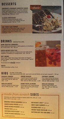 Menu photo 6 Cheddar's Scratch Kitchen Sanford, FL
