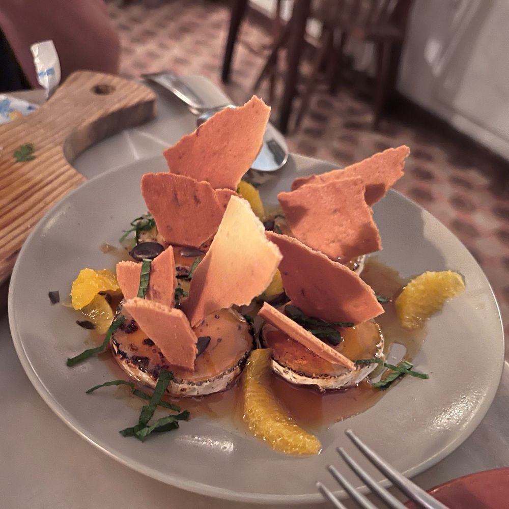 A Taberna da Rua das Flores - Goat cheese with some homemade crackers - Portuguese Near Me - Lisbon, 11 A Taberna da Rua das Flores - Goat cheese with some homemade crackers - Portuguese Near Me - Lisbon, 11