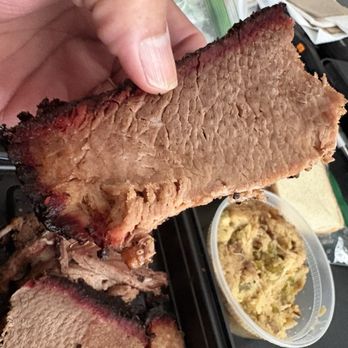 Central Texas Bar-B-Q - So dry it doesn't break. - Barbeque Near Me - Houston, Texas Central Texas Bar-B-Q - So dry it doesn't break. - Barbeque Near Me - Houston, Texas