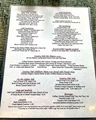 Menu photo 3 Country Deli Media, PA Menu photo 3 Country Deli Media, PA
