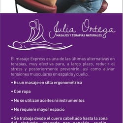 Masajes y terapias naturales Julia Ortega