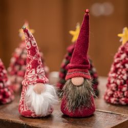 Gallery of the Mountains - Upcycled fabric gnome