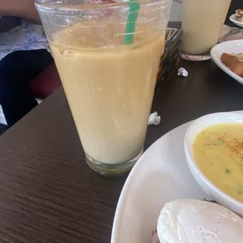 Beach Plum Kitchen - Iced pistachio latte - New American Near Me - Carlsbad, California