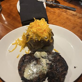 Stoney River - Ribeye and baked potato. - Steakhouses Near Me - Chapel Hill, North Carolina Stoney River - Ribeye and baked potato. - Steakhouses Near Me - Chapel Hill, North Carolina