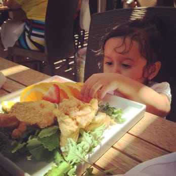 Public House Temecula - my daughter digging into her plate - New American Near Me - Temecula, California