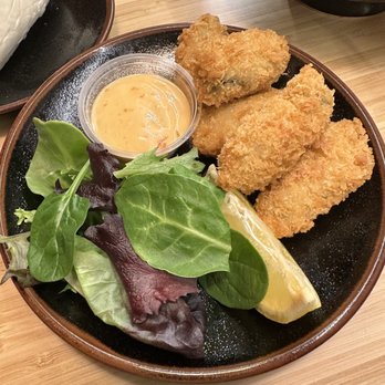 Kyuramen - Suwanee - Japanese Fried Oyster (5pcs) (5pcs) - Ramen Near Me - Suwanee, Georgia Kyuramen - Suwanee - Japanese Fried Oyster (5pcs) (5pcs) - Ramen Near Me - Suwanee, Georgia