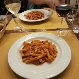 " le paste" pasta. Bolognese mixed with creamy cheese over penne. DELICIOUS " le paste" pasta. Bolognese mixed with creamy cheese over penne. DELICIOUS