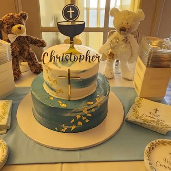 Pinho's Bakery - Communion cake from Pinhos Bakery May2025 - Bakeries Near Me - Roselle, New Jersey