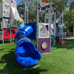 Currie Commons Park - Smaller kids playground.