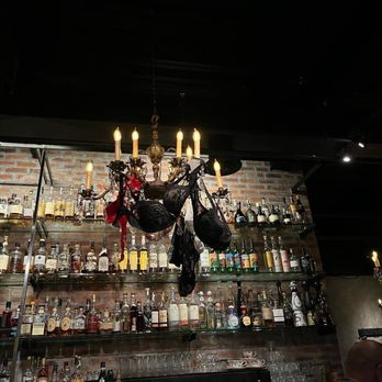 Hooch Craft Cocktail Bar - a hanging chandelier - Tapas/Small Plates Near Me - Aspen, Colorado