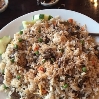 Madam Mam's - Beef fried rice with chili oil. So good. I can never eat it all. - Thai Near Me - Austin, Texas