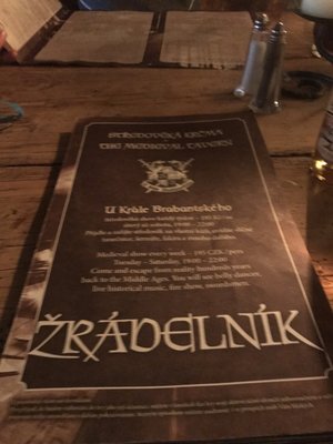 Menu photo 5 U krále Brabantského Prague, PR Menu photo 5 U krále Brabantského Prague, PR