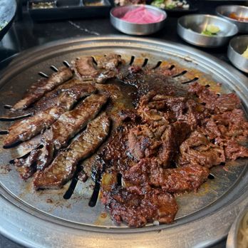 SodayZ - Jumulok and -Spicy Bulgogi(Sliced Chuck Tender Marinated Spicy Chili Paste) K-BOP - Korean Near Me - Sterling, Virginia SodayZ - Jumulok and -Spicy Bulgogi(Sliced Chuck Tender Marinated Spicy Chili Paste) K-BOP - Korean Near Me - Sterling, Virginia