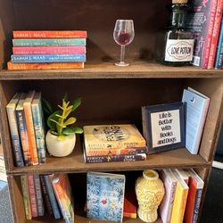 Mini bookshelves, so cute