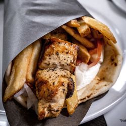 Main St Greek - Chicken Souvlaki on a Bun