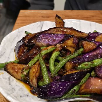 Bao Bao dumpling - Green Beans and Eggplant in Spicy Sauce - Chinese Near Me - San Francisco, California Bao Bao dumpling - Green Beans and Eggplant in Spicy Sauce - Chinese Near Me - San Francisco, California