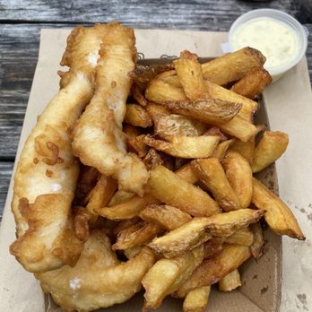 Erik's Fish & Chips - Fish and Chips (Blue Cod and Monk fish with Erik's Homemade Chips) with Tartare Sauce - Fish & Chips Near Me - Queenstown, OTA Erik's Fish & Chips - Fish and Chips (Blue Cod and Monk fish with Erik's Homemade Chips) with Tartare Sauce - Fish & Chips Near Me - Queenstown, OTA
