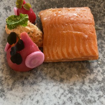 Peak with Priceless Restaurant & Bar - Wonderful Steelhead Trout at Peak, just lovely. - New American Near Me - New York, New York Peak with Priceless Restaurant & Bar - Wonderful Steelhead Trout at Peak, just lovely. - New American Near Me - New York, New York