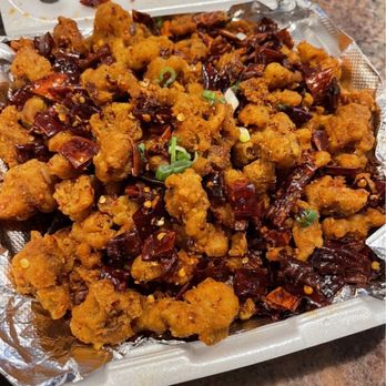 Lin's Club - Numbing Spicy chicken nuggets - Szechuan Near Me - Monrovia, California Lin's Club - Numbing Spicy chicken nuggets - Szechuan Near Me - Monrovia, California