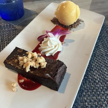 RumFire Poipu Beach - Flourless Flourless Dark Chocolate Torte - Seafood Near Me - Koloa, Hawaii RumFire Poipu Beach - Flourless Flourless Dark Chocolate Torte - Seafood Near Me - Koloa, Hawaii
