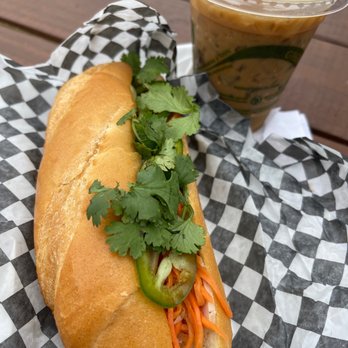 Little Banh Mi Shop - First impression is this is a small banh mi for $8. - Vietnamese Near Me - Toronto, Ontario