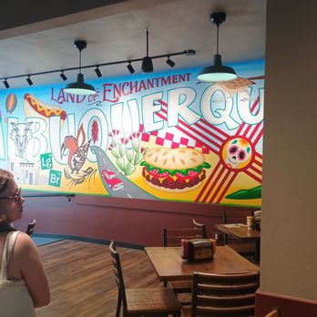 Laguna Burger - Nice wall mural. - Burgers Near Me - Albuquerque, New Mexico