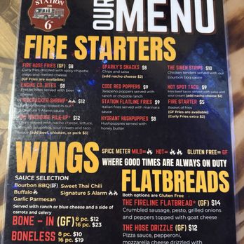 Station On 6th - Menu - Sports Bars Near Me - Kenosha, Wisconsin